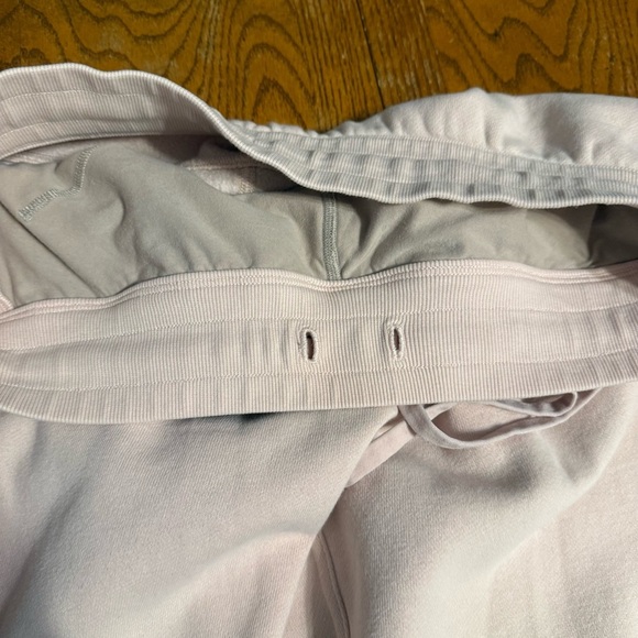 Lululemon Scuba High-Rise Jogger Fleece 28" Pink Mist Sz 12 W5CVAS Cotton Terry - Picture 6 of 15